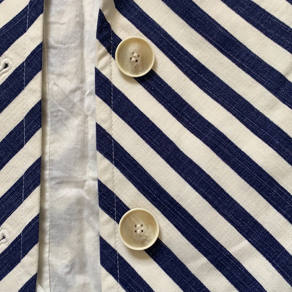 Talbots Nautical Striped Blazer - Picture 6 of 12